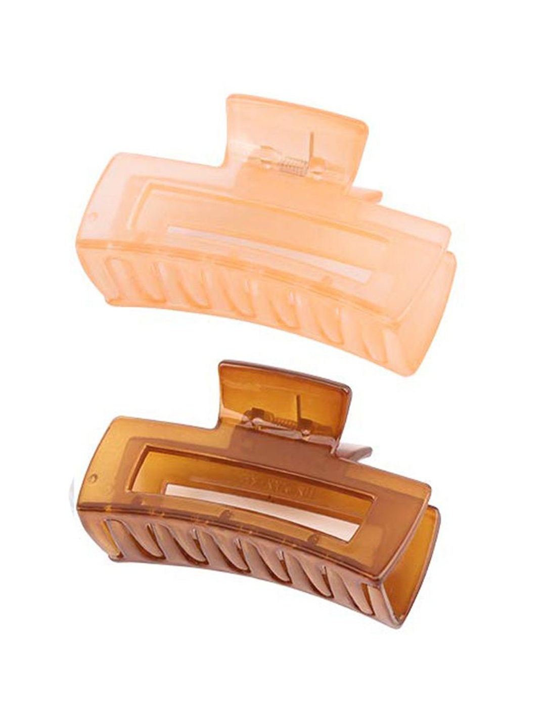 

Softwrap Women Set of 2 Claw Clip, Brown