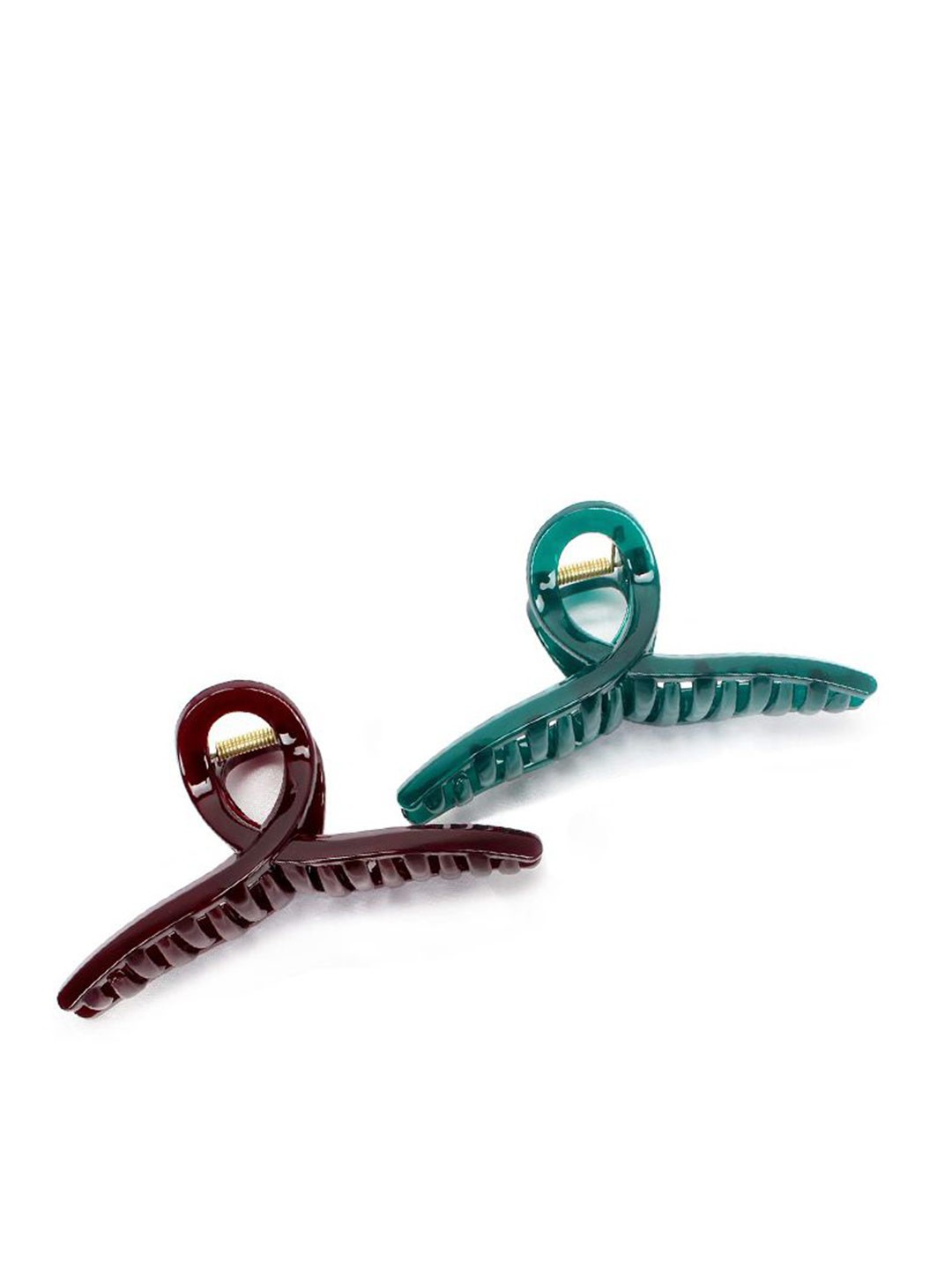 

Softwrap Women Set of 2 Claw Clip, Burgundy