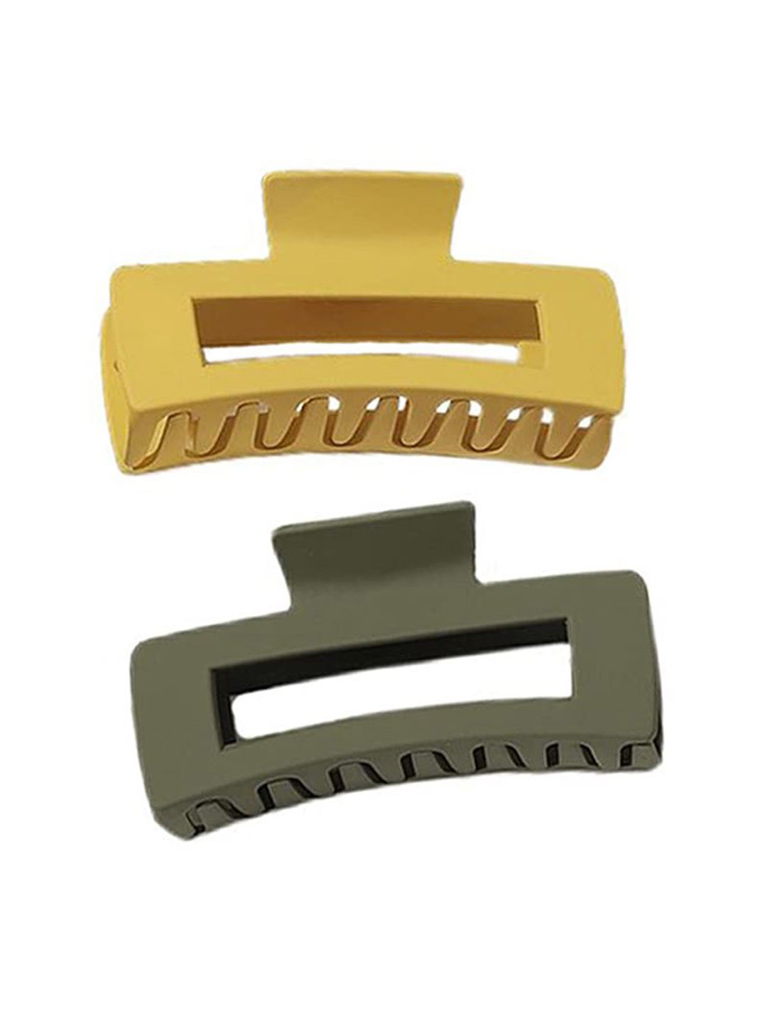 

Softwrap Women Set of 2 Claw Clip, Green