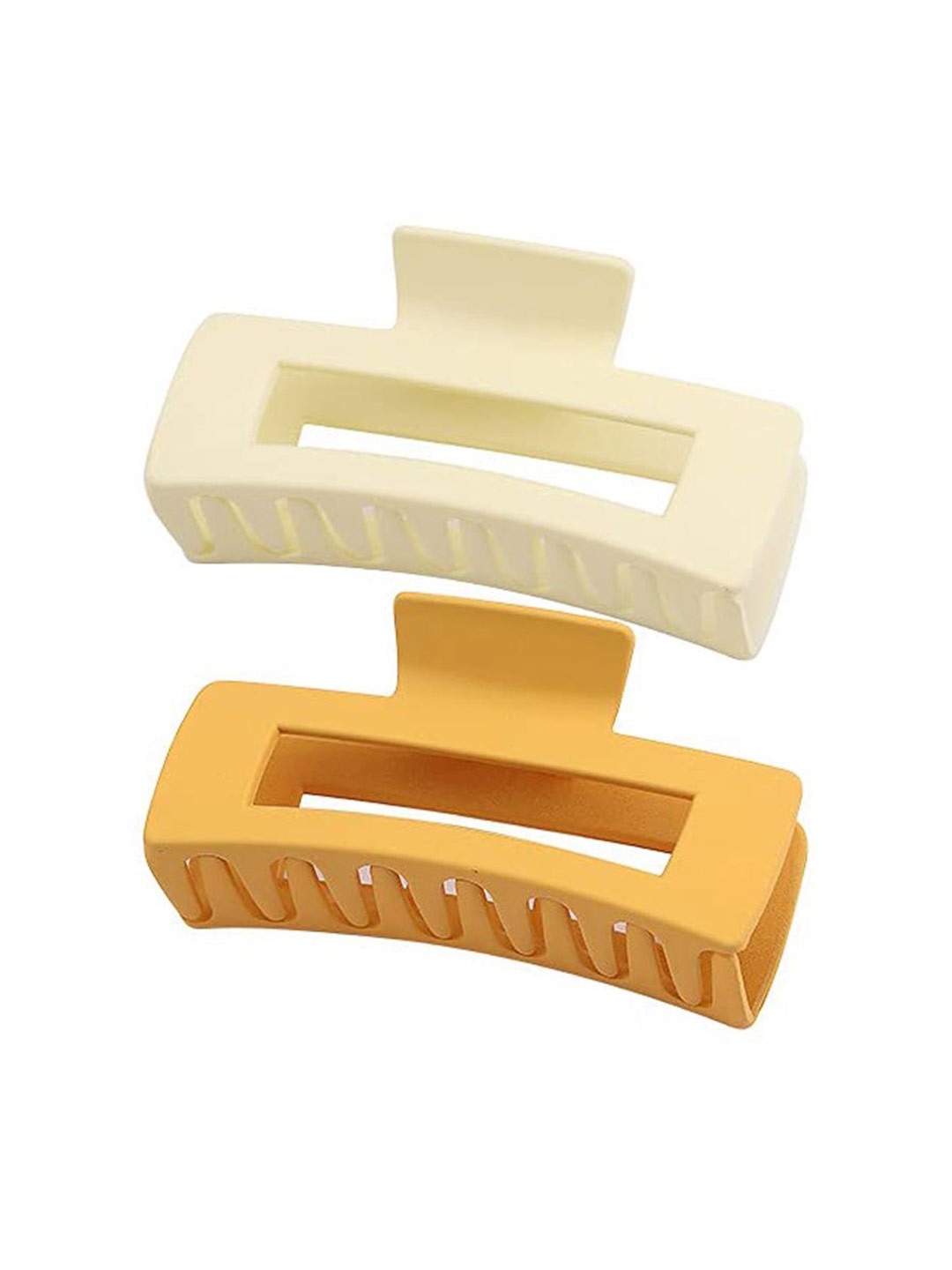 

Softwrap Women Set of 2 Claw Clip, White