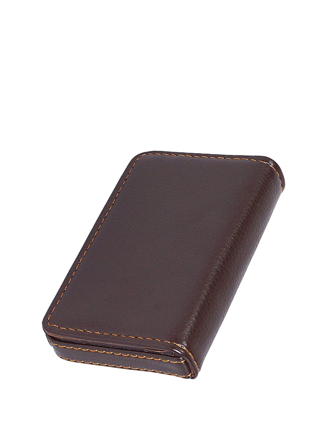 

Storite Unisex Textured PU Card Holder, Brown