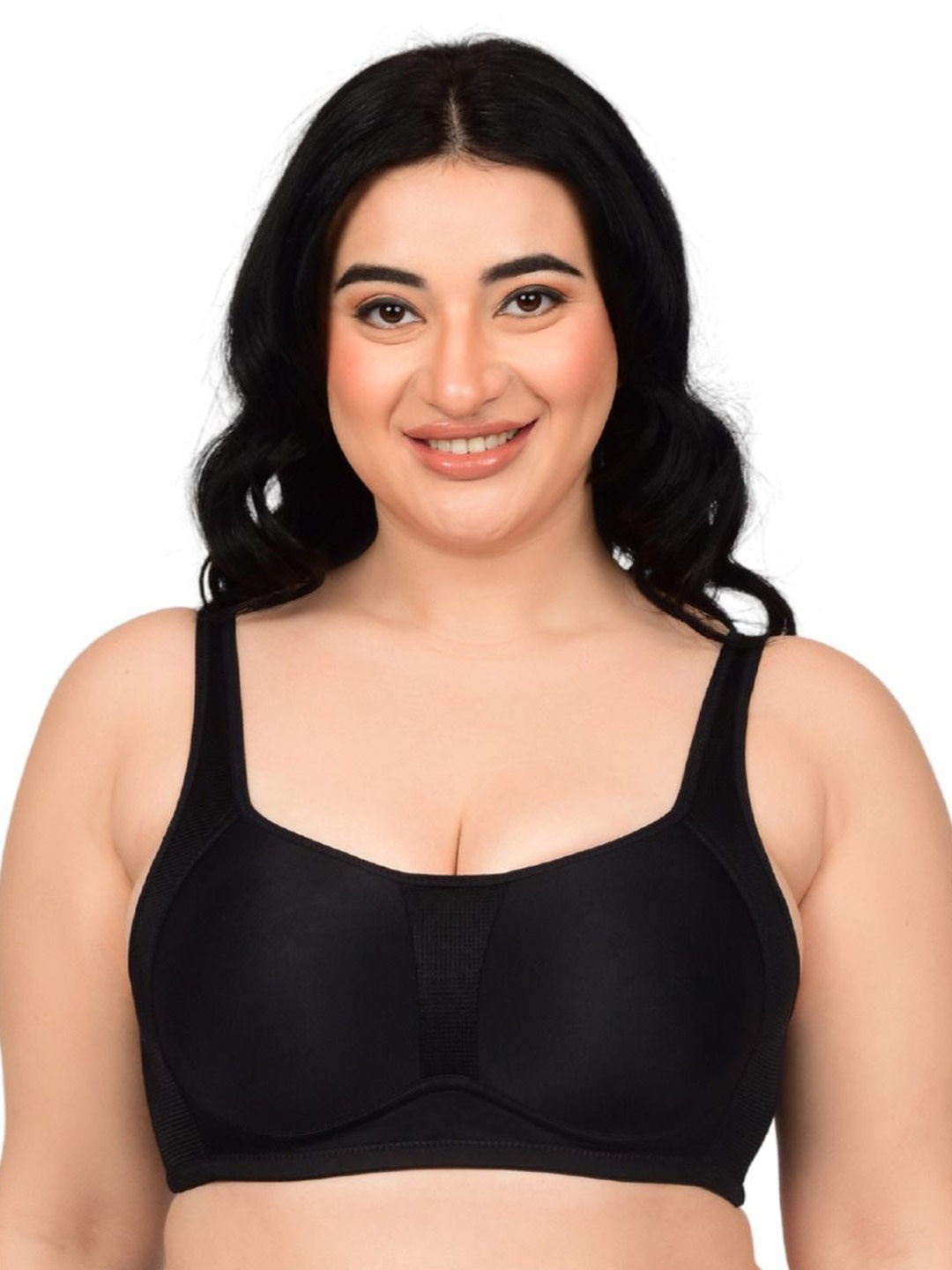 

bare dezire Bra Full Coverage Underwired Lightly Padded, Black