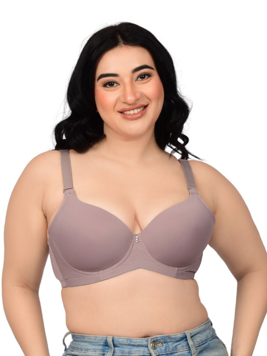 

bare dezire Bra Medium Coverage Underwired Lightly Padded, Grey
