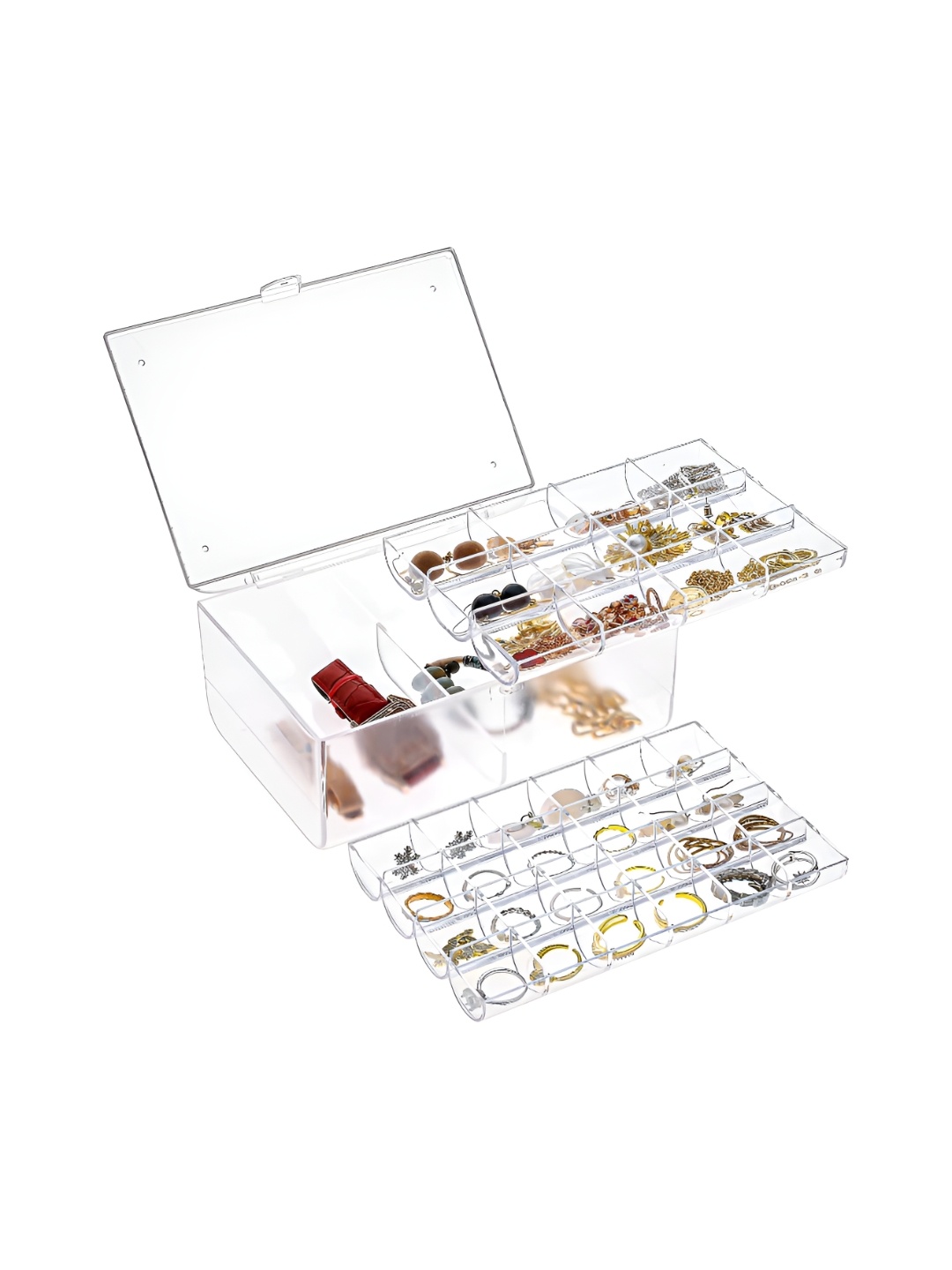 

HOUSE OF QUIRK Transparent Multi-Layer Jewellery Organiser