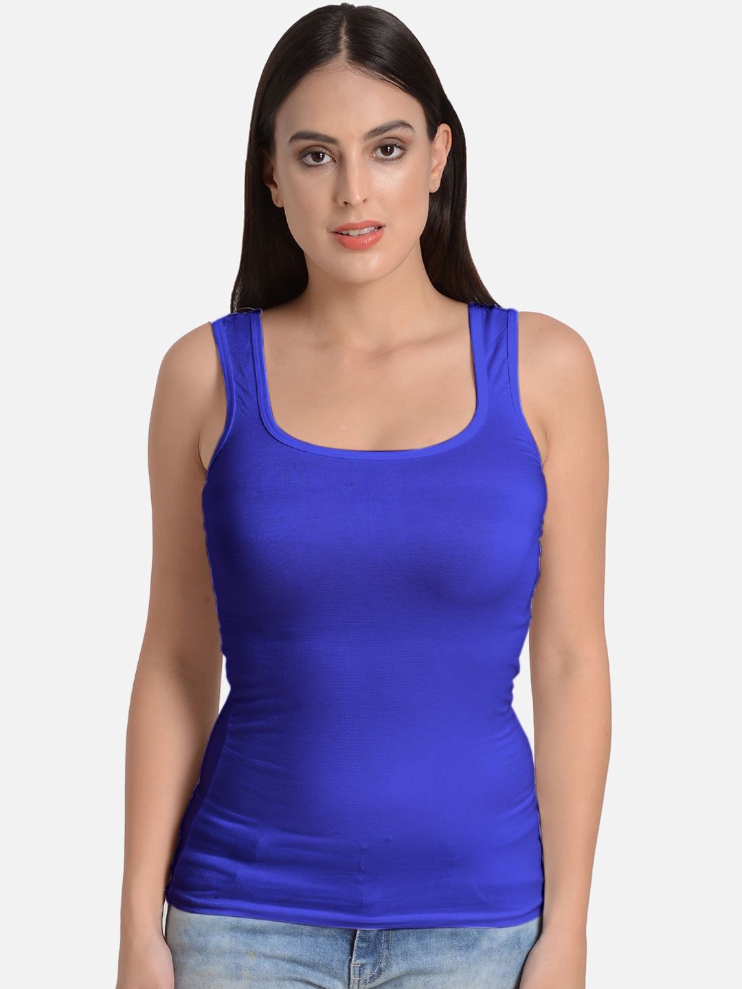 

mod & shy Non Padded sleeveless Camisole, Blue