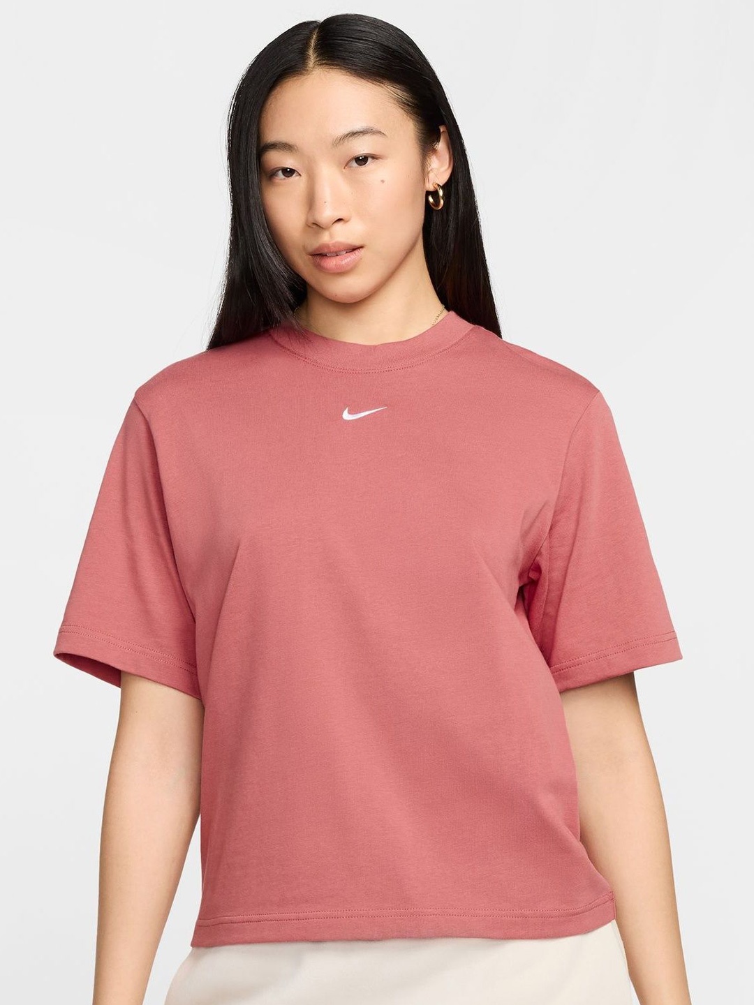 

Nike Sportswear Essential Women's Boxy T-Shirt, Pink