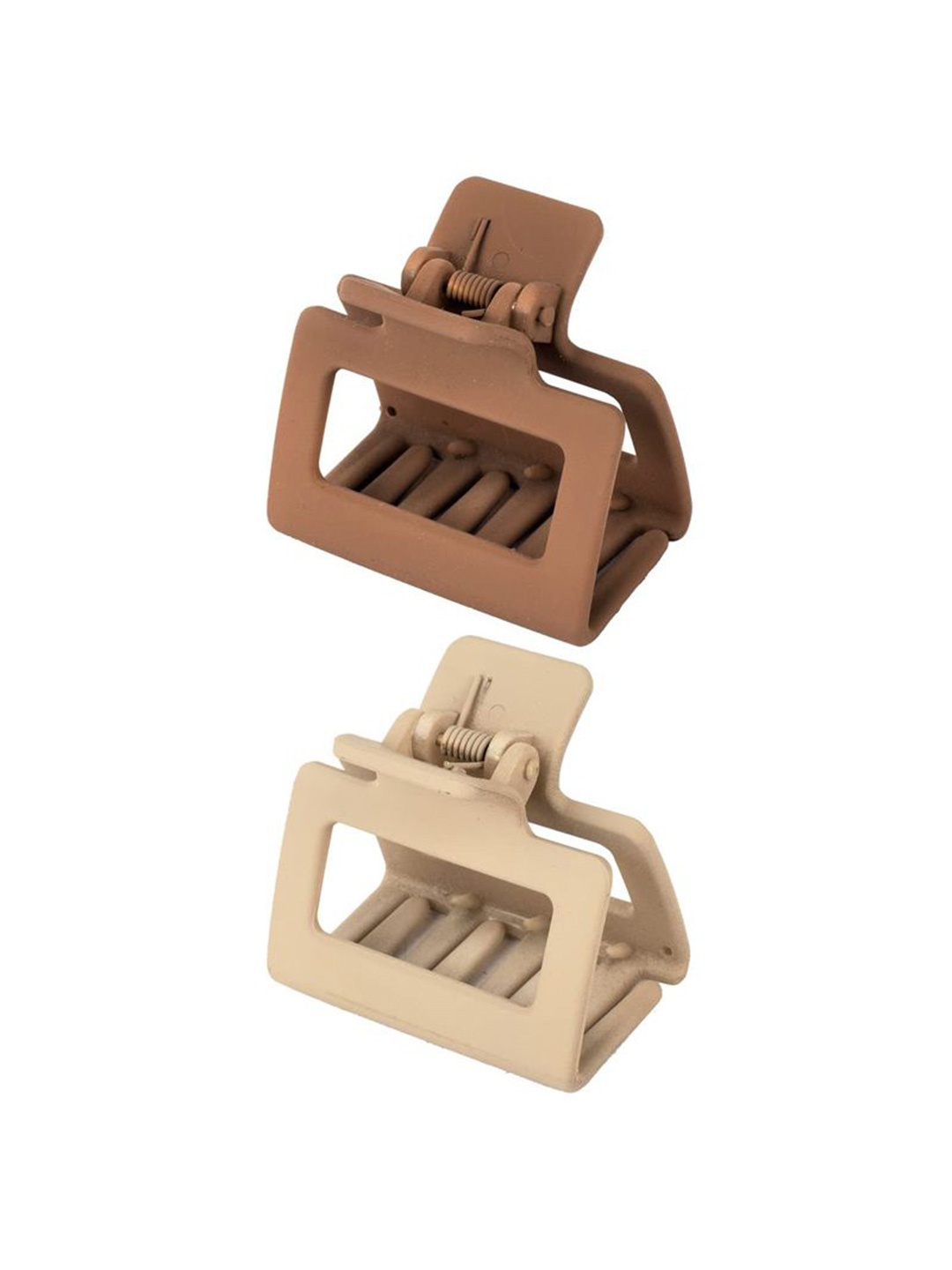 

Softwrap Women Set of 2 Claw Clip, Beige