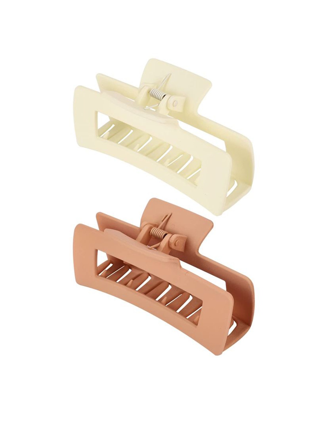 

Softwrap Women Set of 2 Claw Clip, Beige