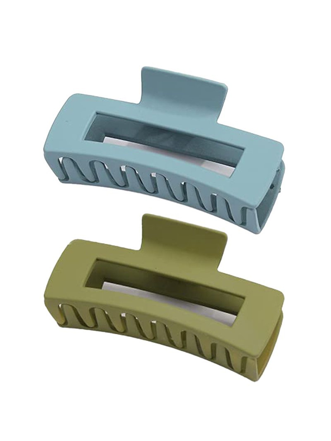 

Softwrap Women Set of 2 Claw Clip, Green