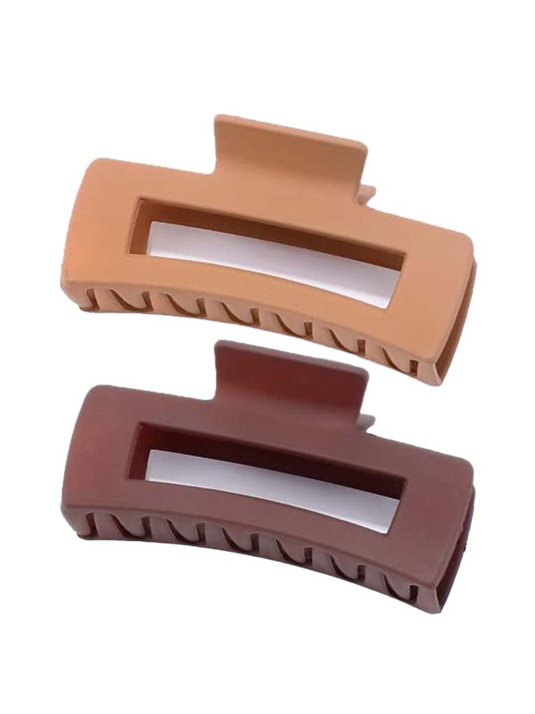 

Softwrap Women Set of 2 Claw Clip, Beige