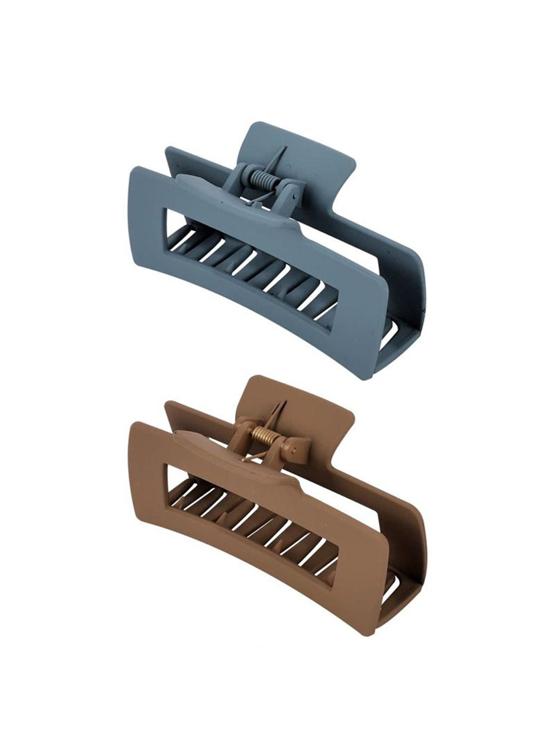 

Softwrap Women Set of 2 Claw Clip, Brown