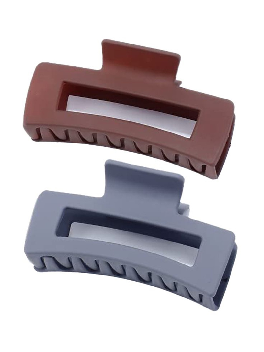 

Softwrap Women Set of 2 Claw Clip, Brown