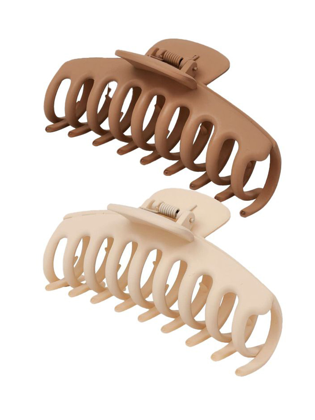 

Softwrap Women Set of 2 Claw Clip, White