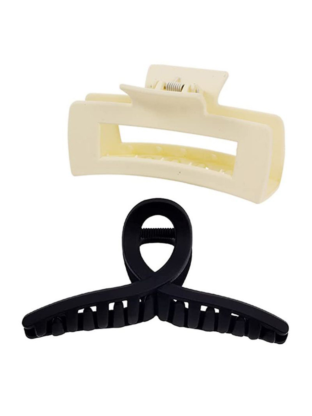 

Softwrap Women Set of 2 Claw Clip, White