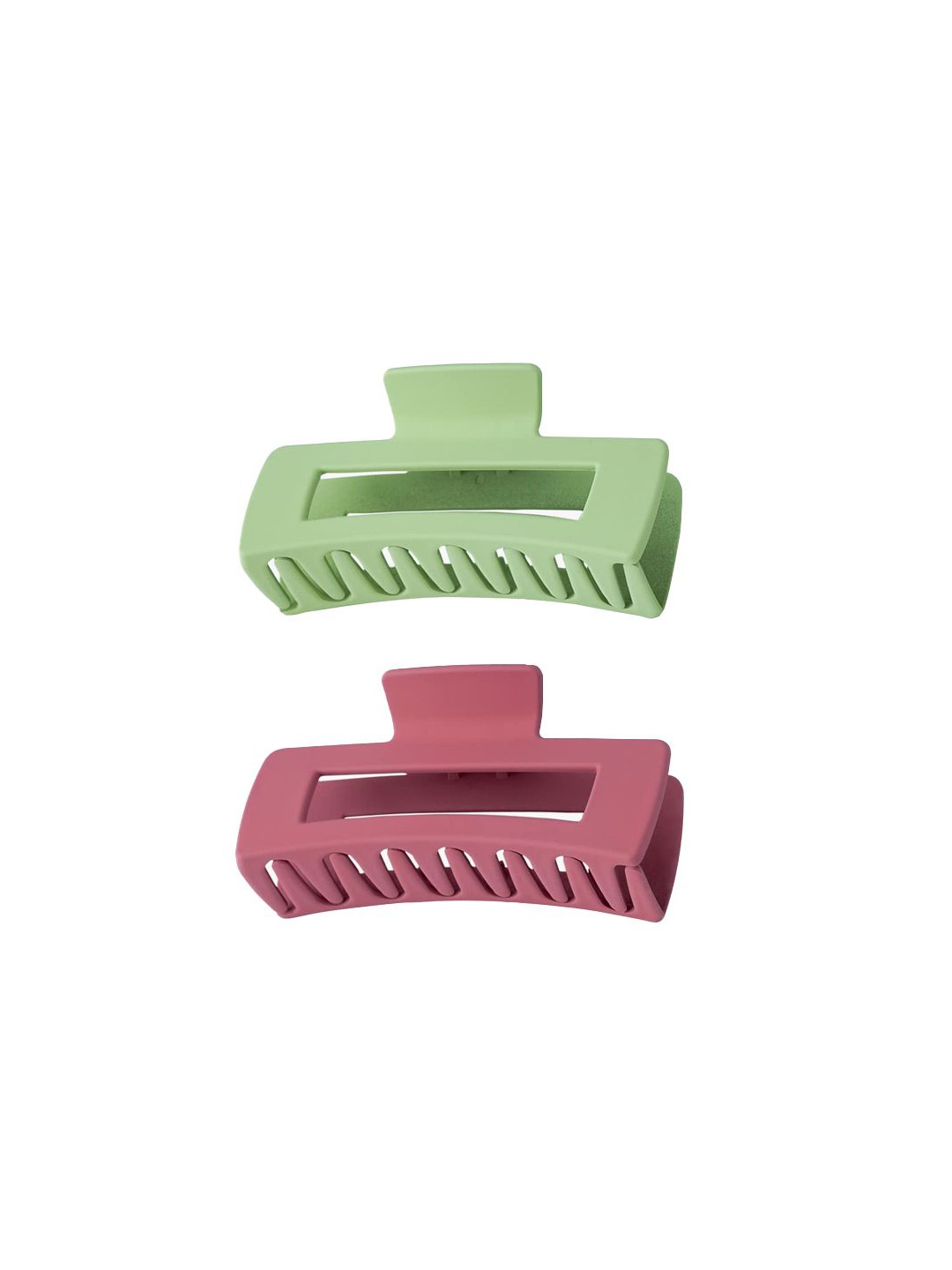 

Softwrap Women Set of 2 Claw Clip, Green