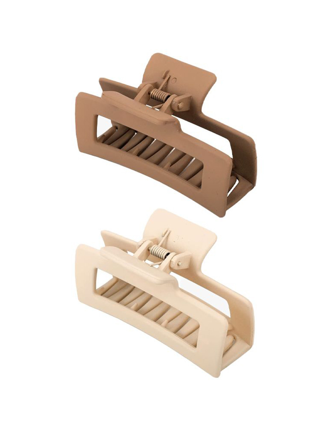 

Softwrap Women Set of 2 Claw Clip, White