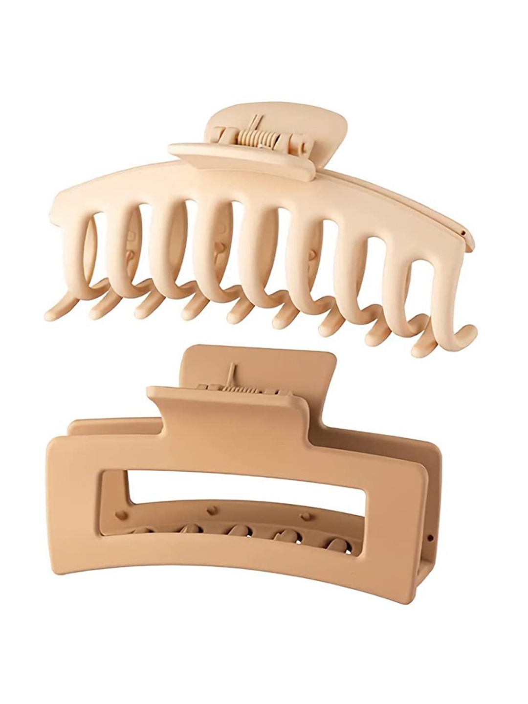 

Softwrap Women Set of 2 Claw Clip, Nude