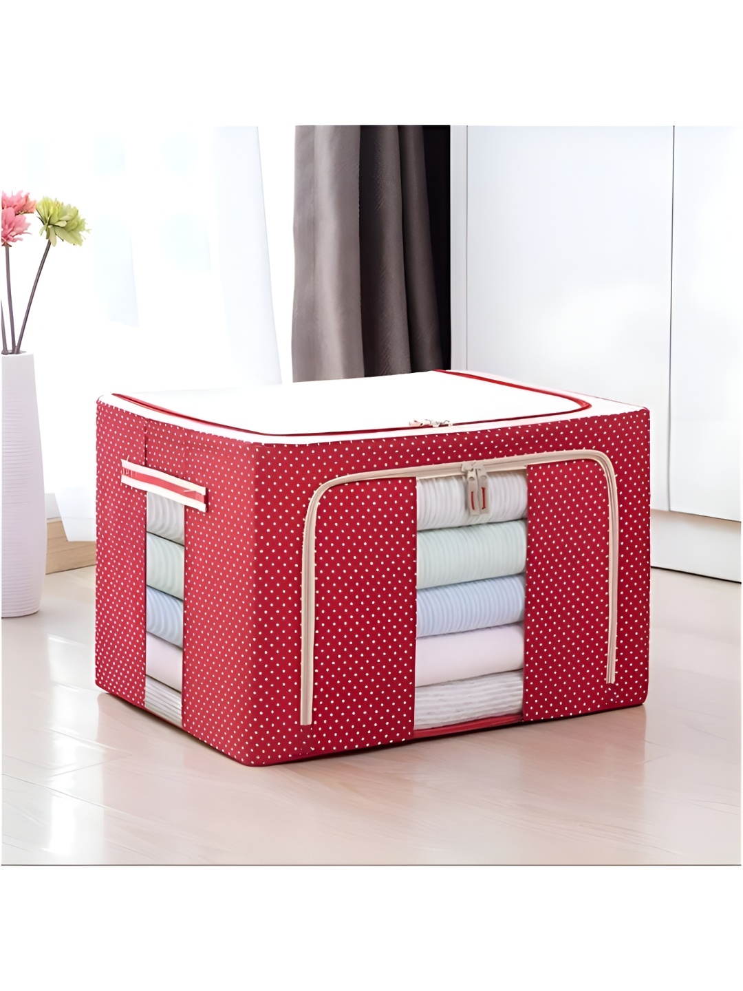 

UrbanArts Red & White Printed Super Strong Multi-Utility Organisers