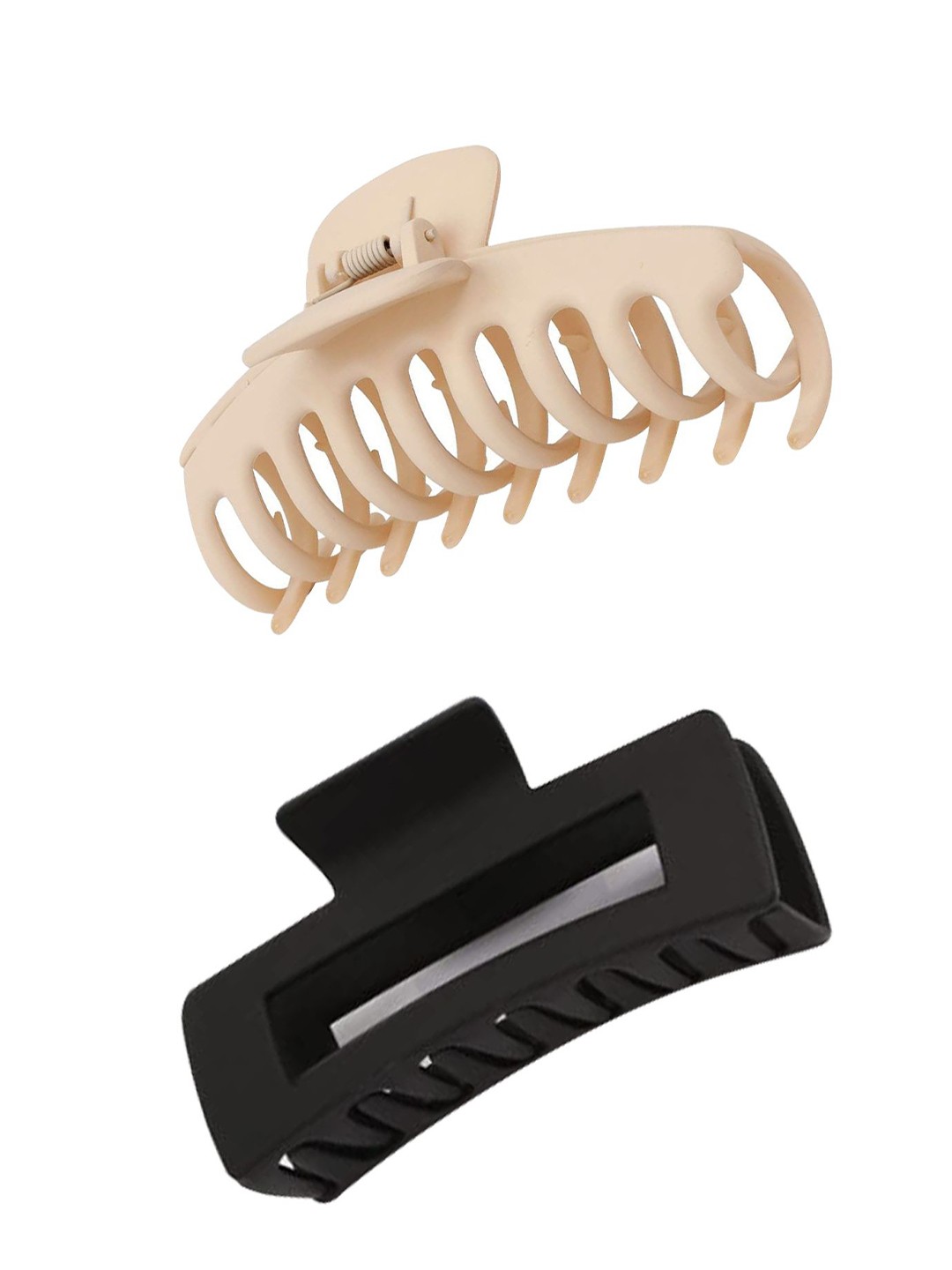 

Softwrap Women Set of 2 Spiral Claw Clip, Brown