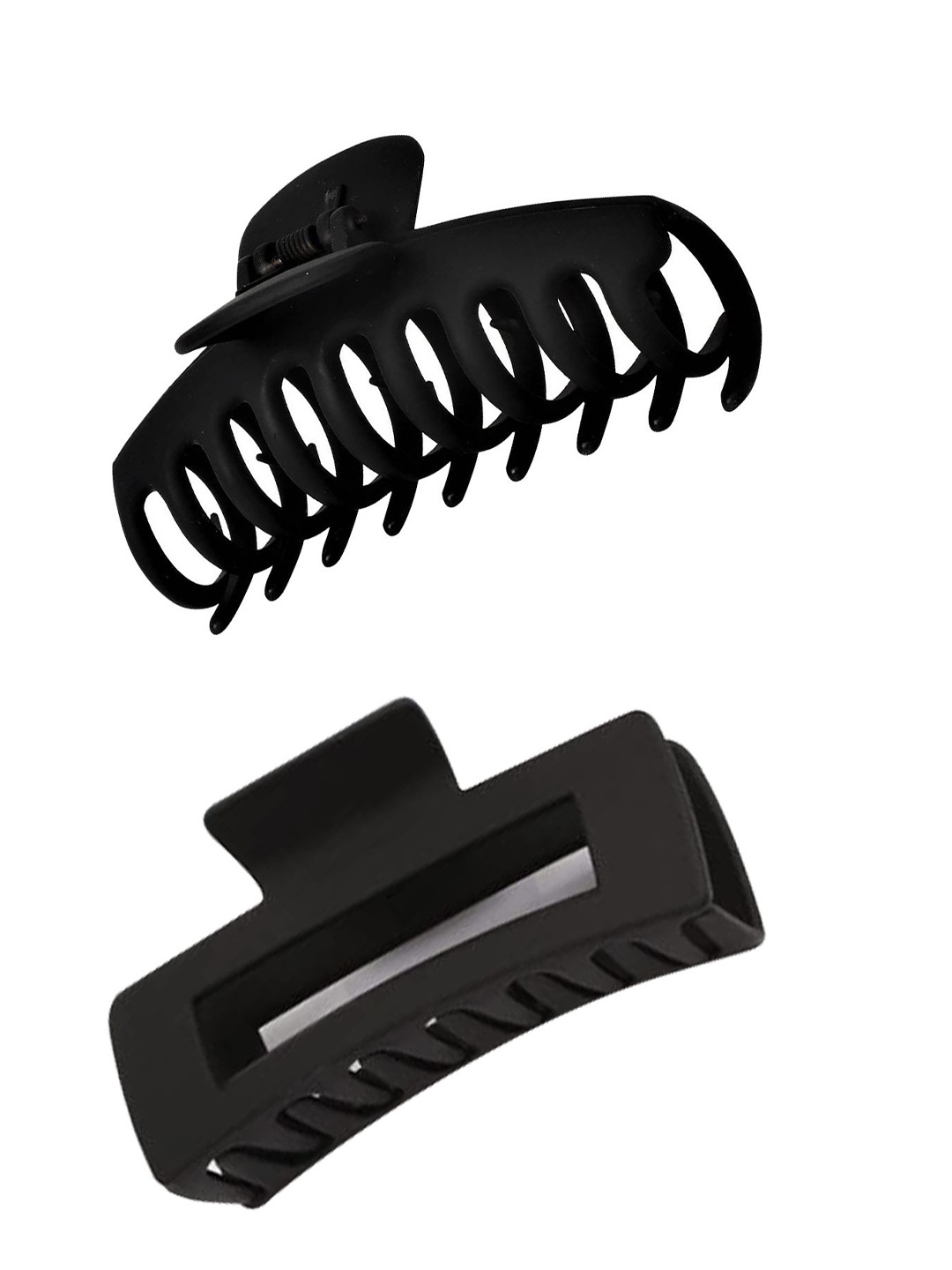 

Softwrap Women Set of 2 Spiral Claw Clip, Black