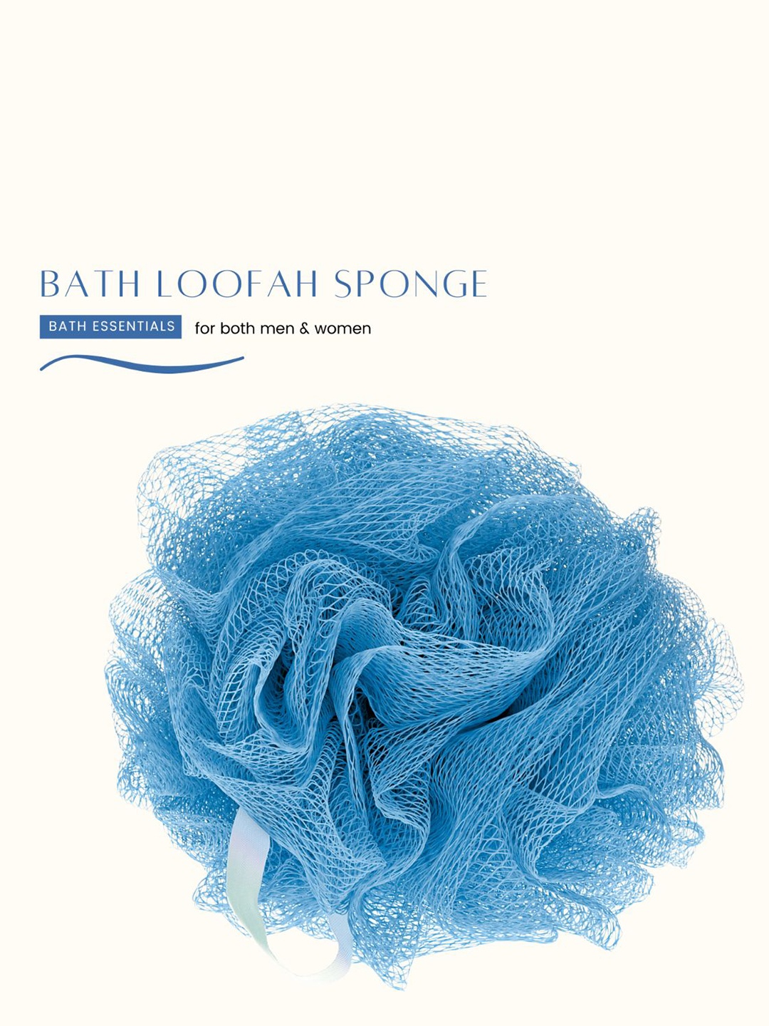 

CareDone Large Bath Loofah Sponge For High Lather Cleansing, Blue