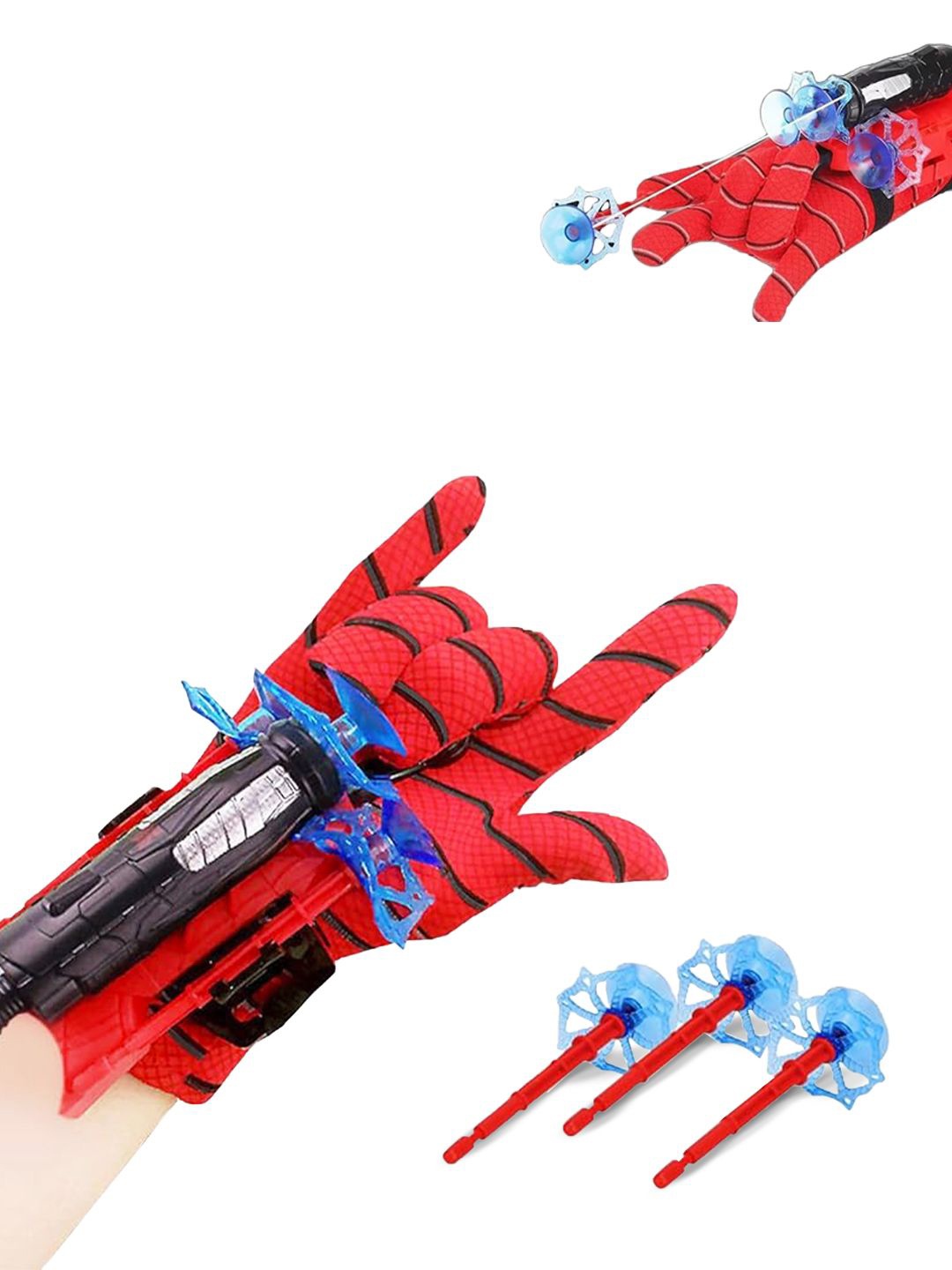 

WEMBLEY Spider Web Shooter Launcher Wrist, Red