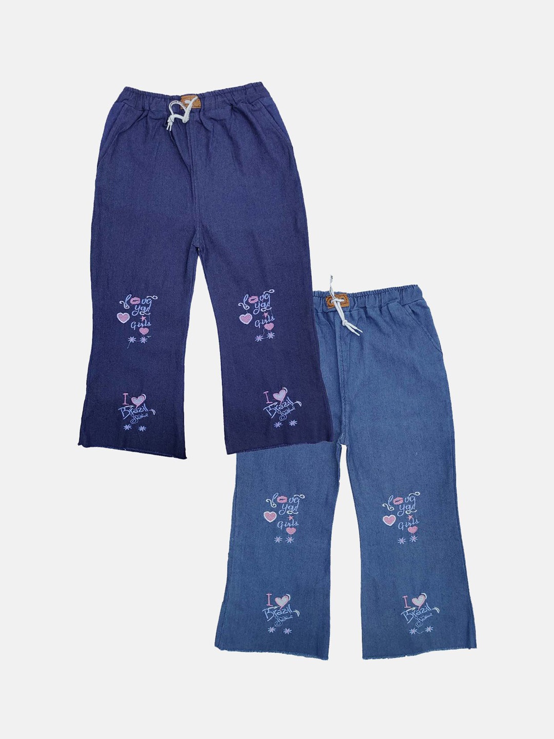 

BAESD Girls Boyfriend Fit Comfort Jeans, Blue