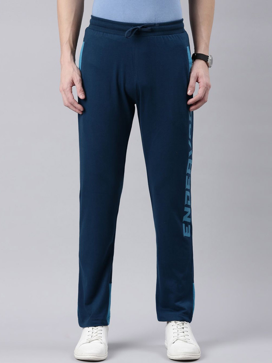

DIXCY SCOTT Ezra Men Mid-Rise Track Pant, Blue