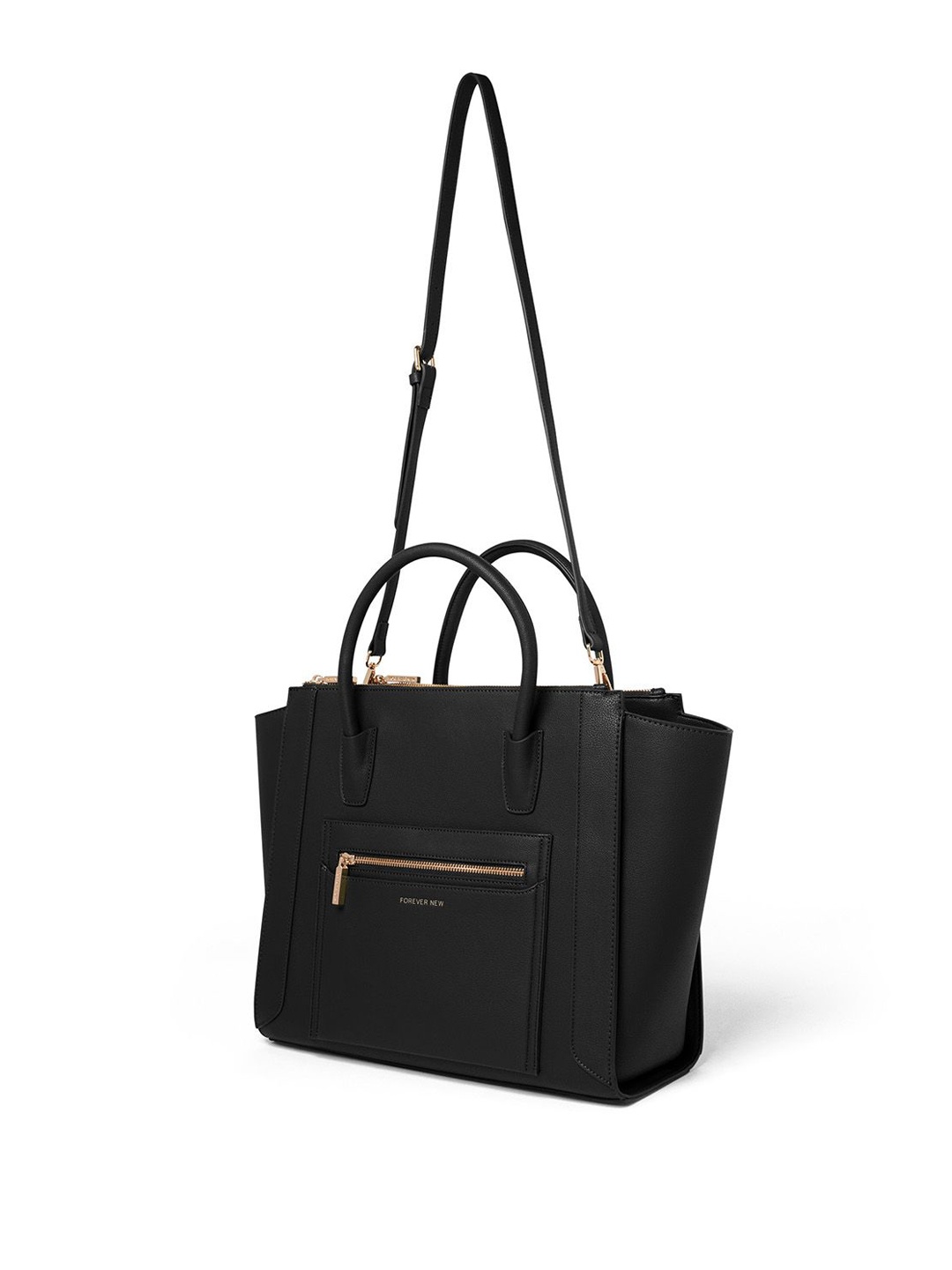 

Forever New PU Swagger Handheld Bag, Black