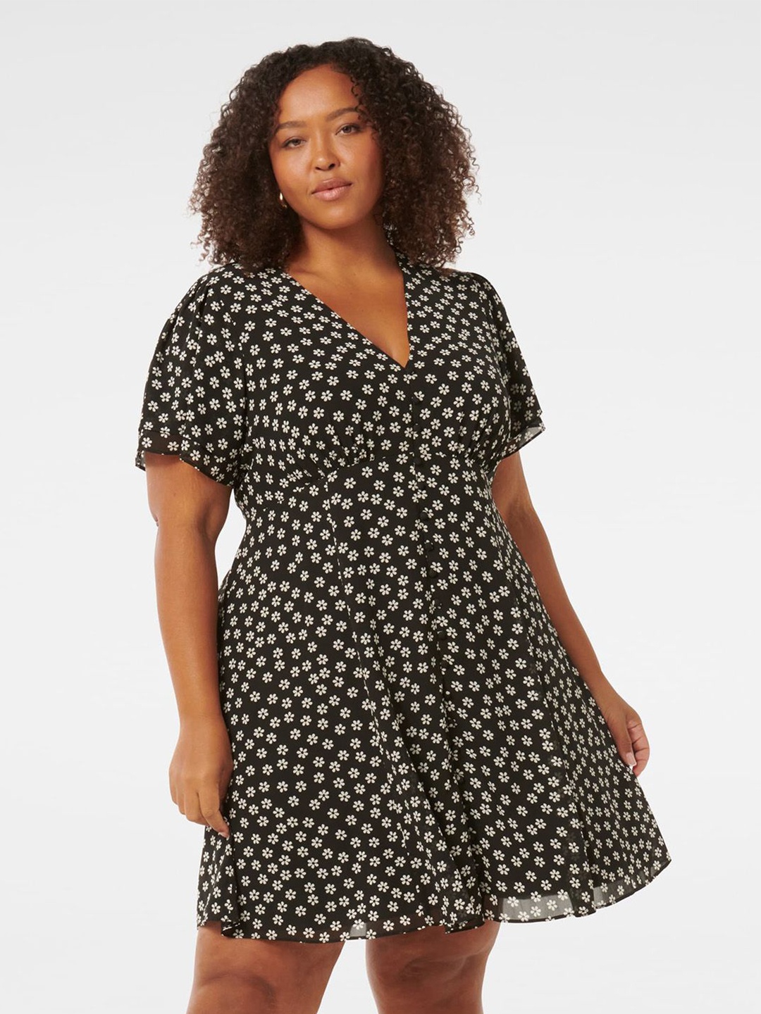 

Forever New Print Fit & Flare Dress, Multi