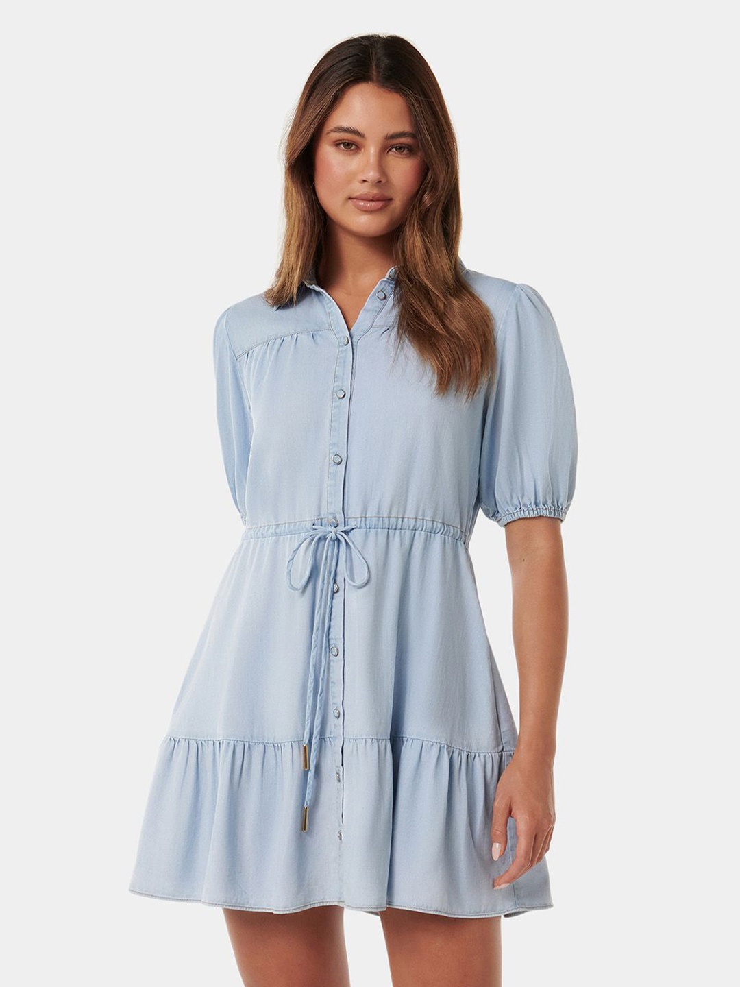 

Forever New Shirt Dress, Blue