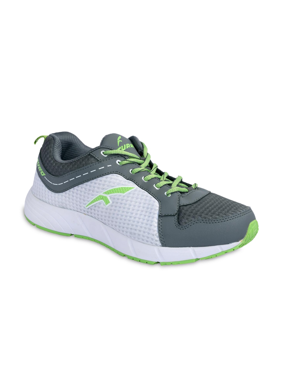 

FURO by Red Chief Men Grey Mesh Mid-Top Walking Shoes
