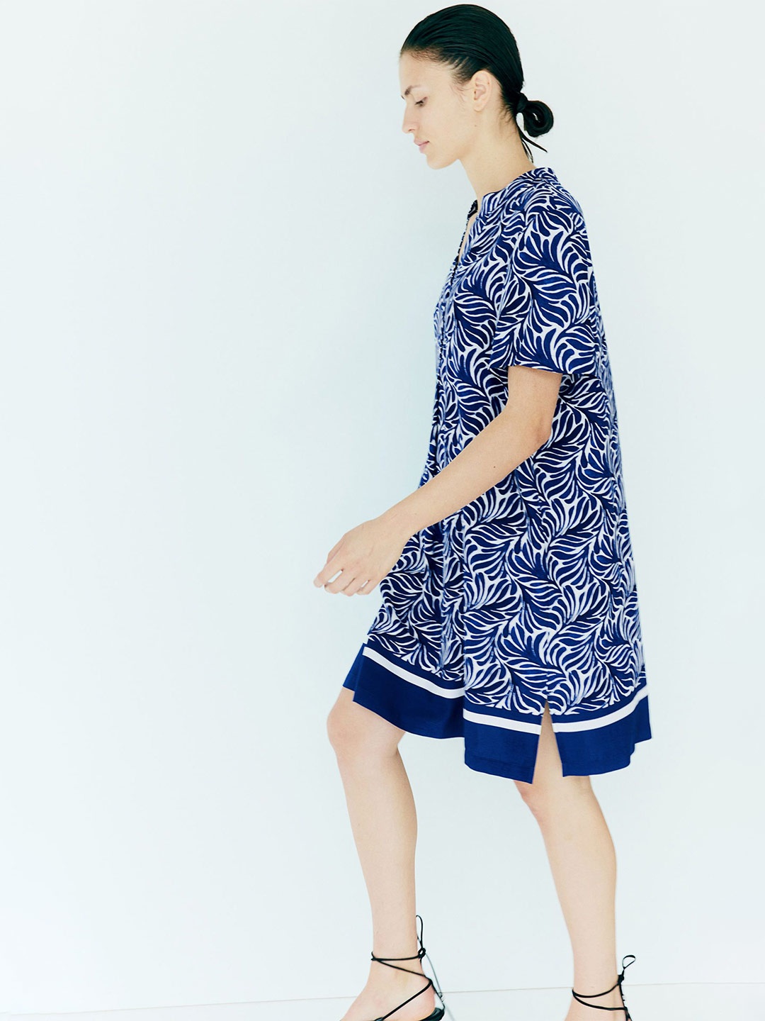

H&M Viscose Tunic Dress, Blue