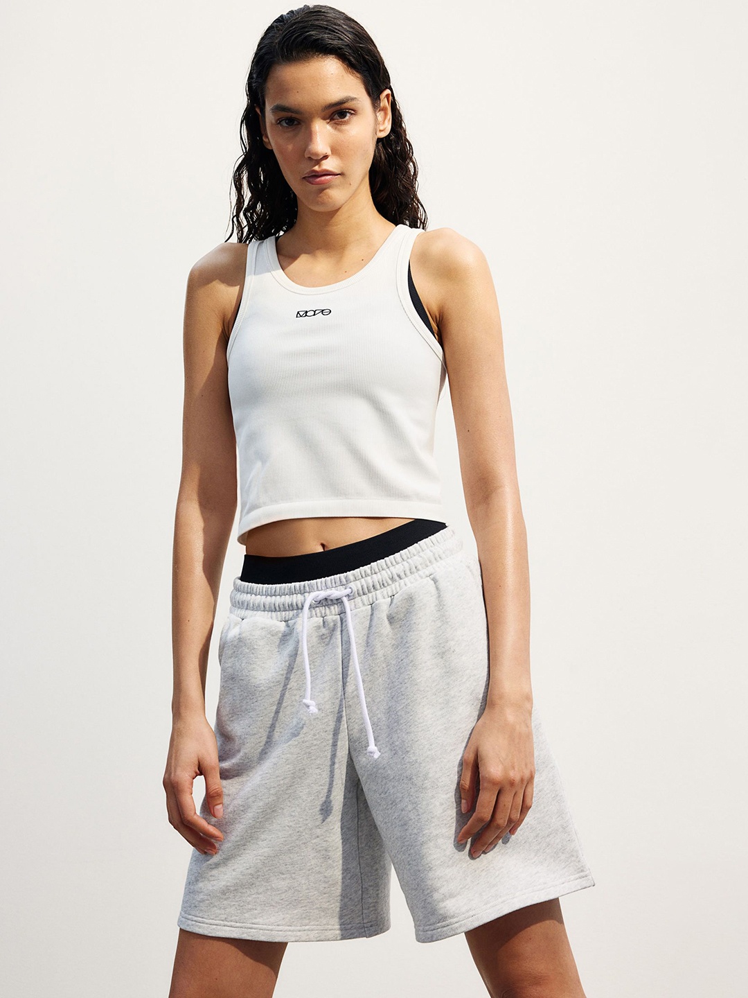 

H&M Sports Sweat shorts, Grey