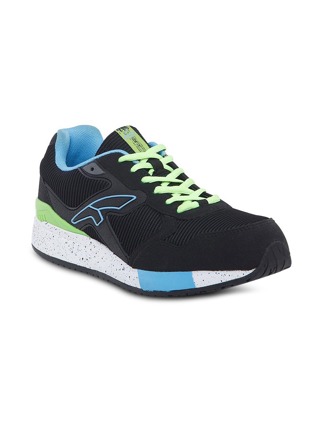 

FURO by Red Chief Men Black Mesh Mid-Top Running Shoes