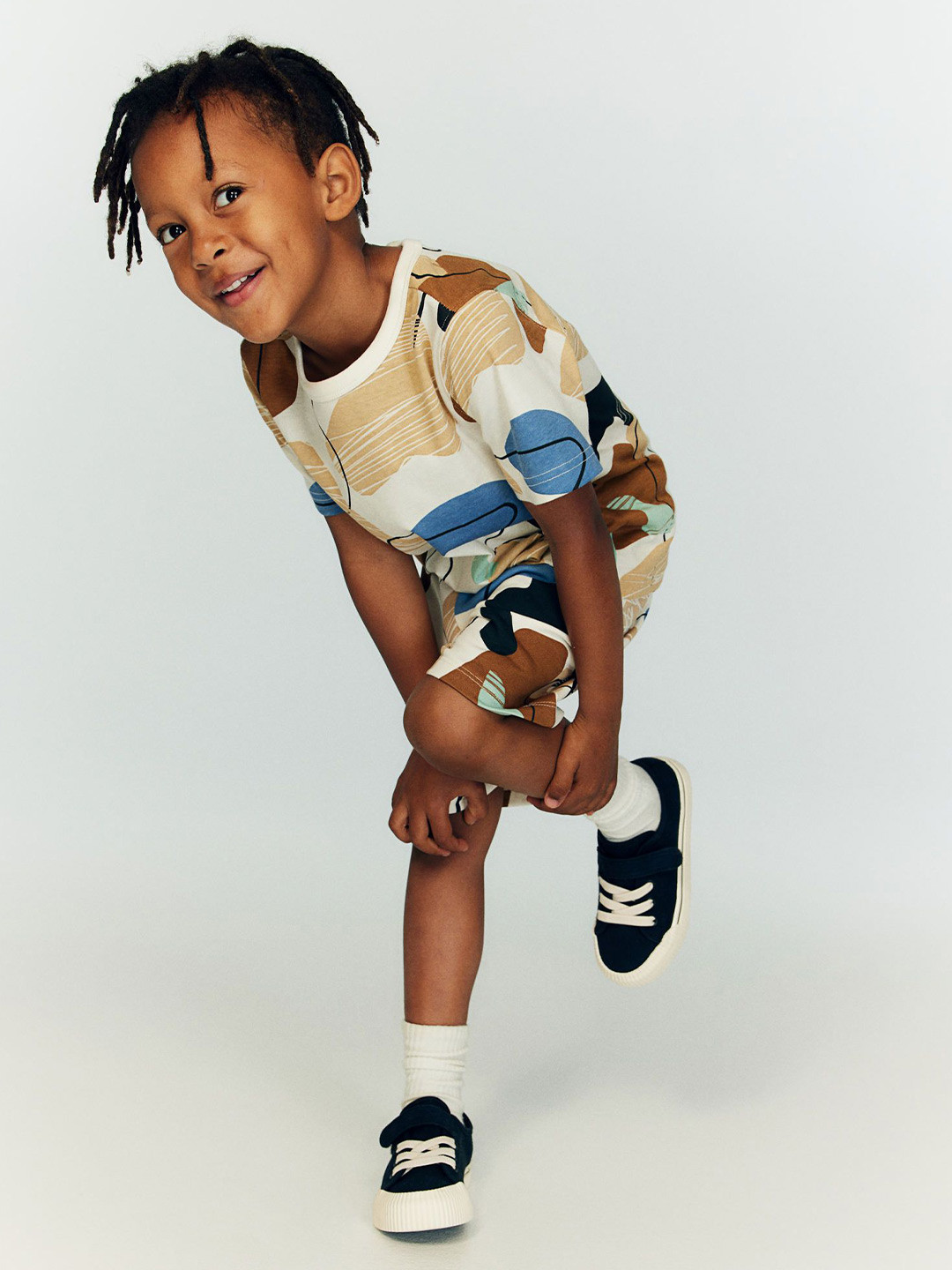 

H&M Boys Cotton jersey T-shirt, White