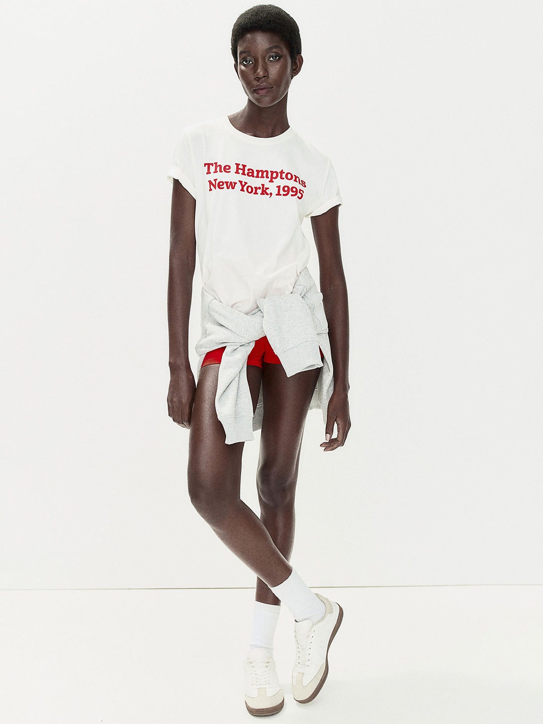 

H&M Cotton T-shirt, White