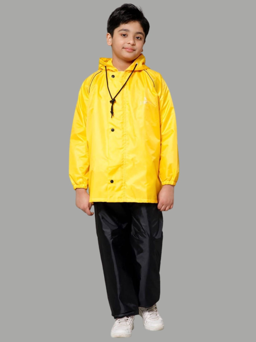 

THE CLOWNFISH Kids Duke Reversible Waterproof Rain Suit, Yellow
