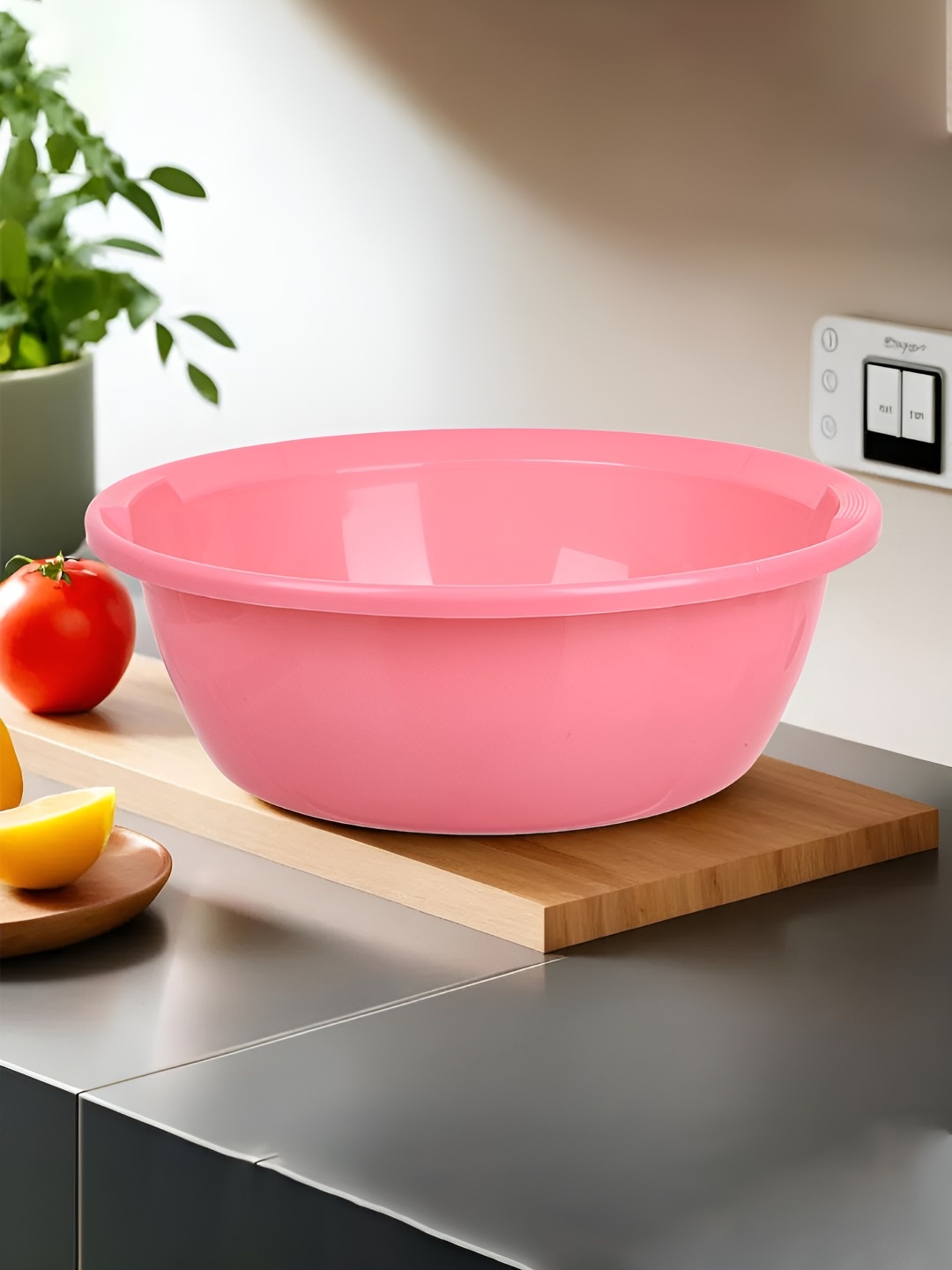 

Kuber Industries Blue & Pink 6 Pieces Odour Free Fruit and Vegetable Basket 12 Ltr