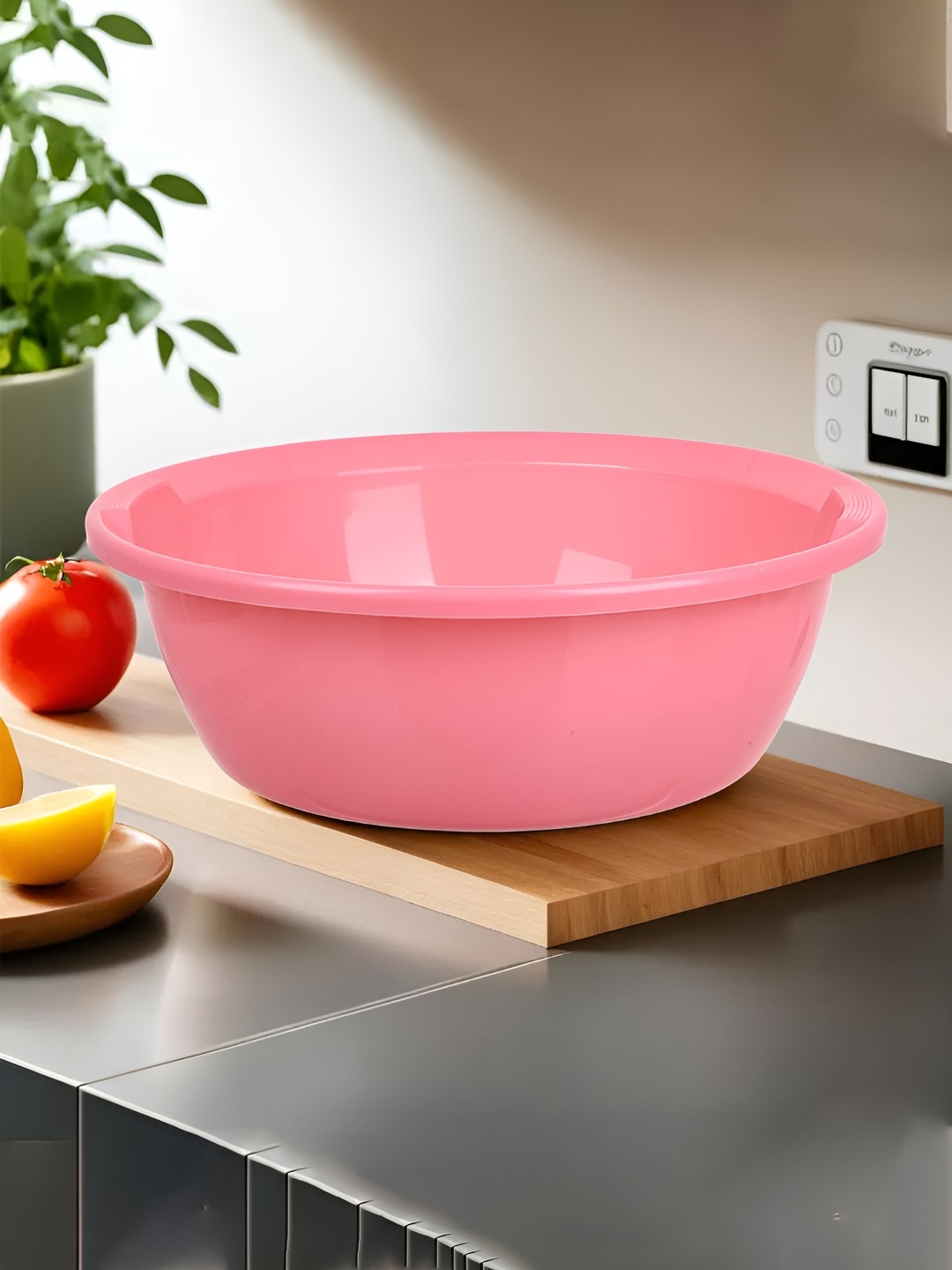 

Kuber Industries Pink 4 Pieces Lightweight Fruit Basket 12 Ltr