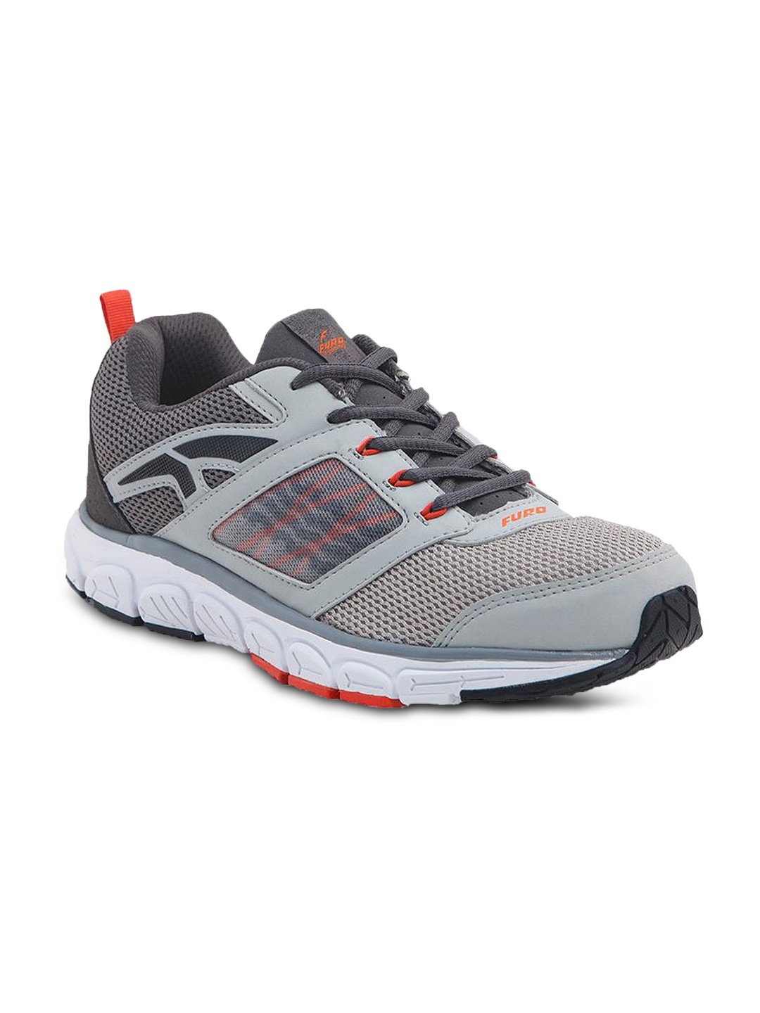 

FURO by Red Chief Men Grey Mesh Mid-Top Running Shoes R1000 DRIZZEL/C-GREY