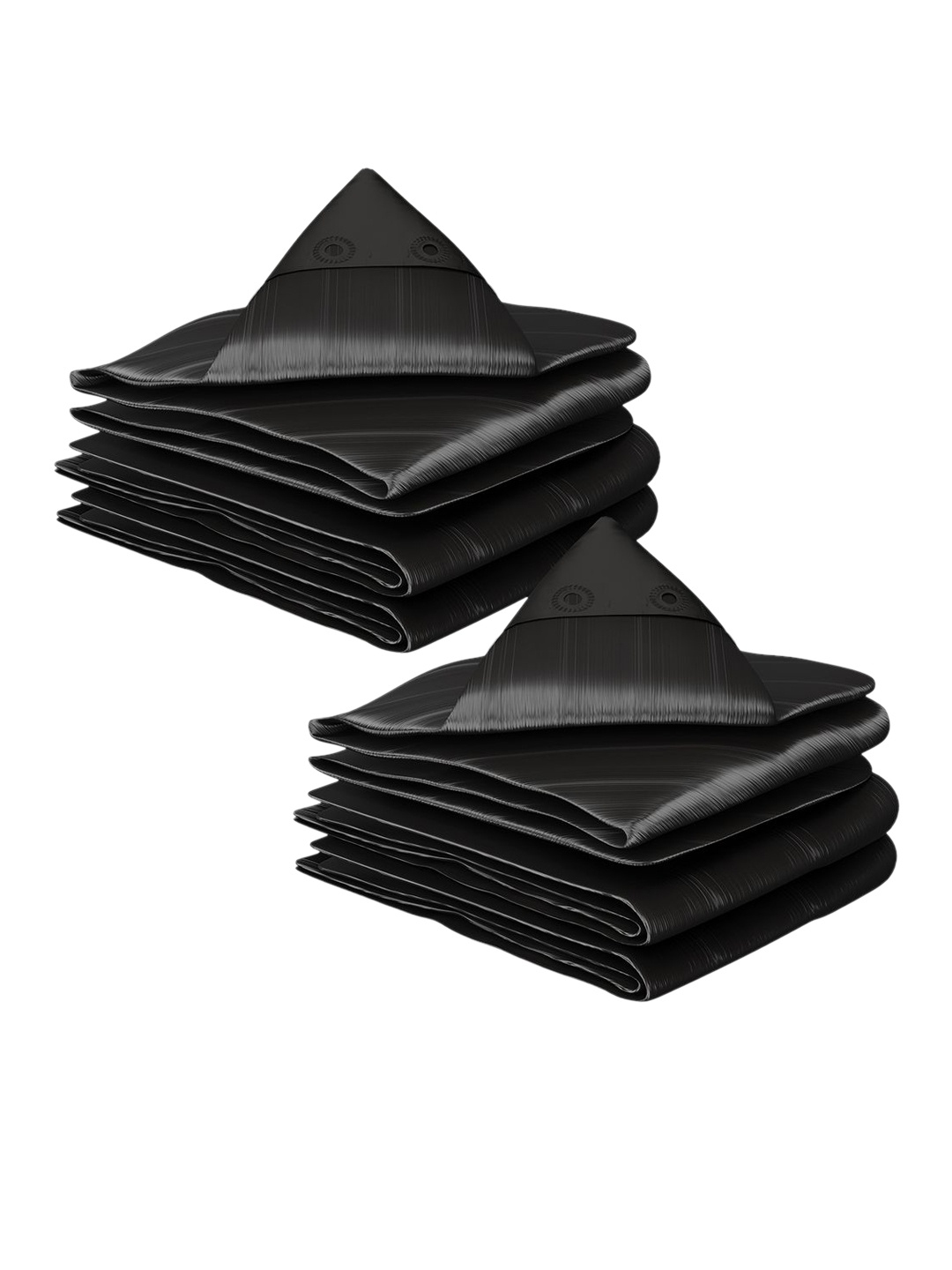 

Kuber Industries Pack of 2 Black Waterproof 120 GSM Tent