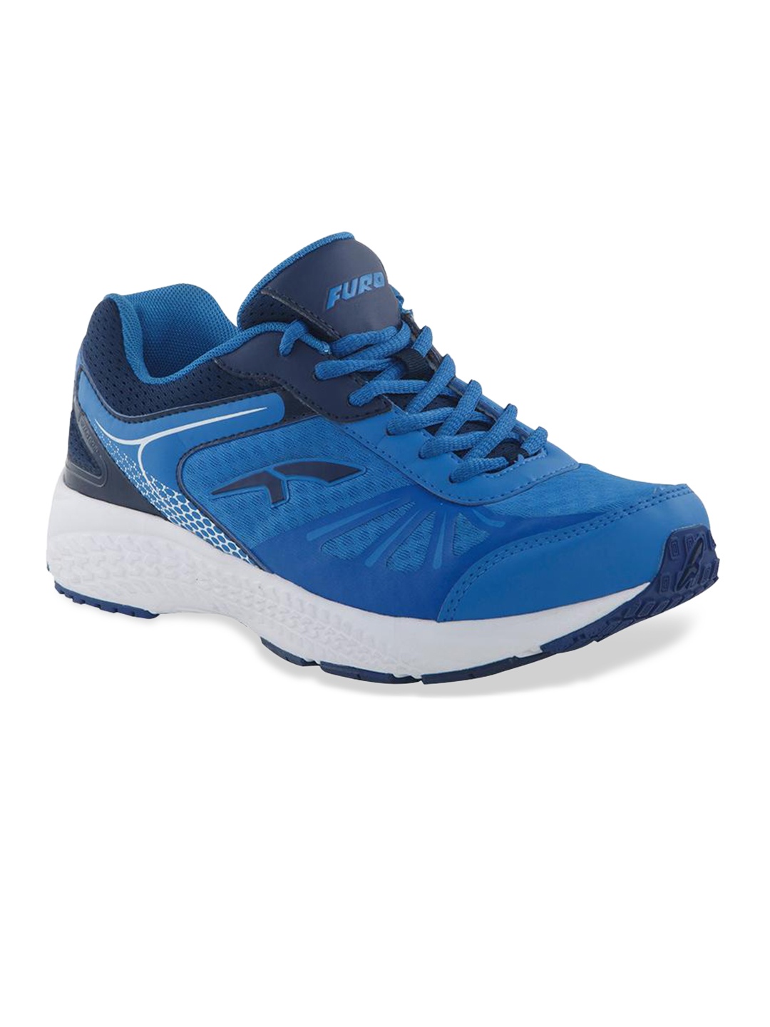 

FURO by Red Chief Men Blue Mesh Mid-Top Running Shoes R1005 MONACO BLUE/DK.DENIM