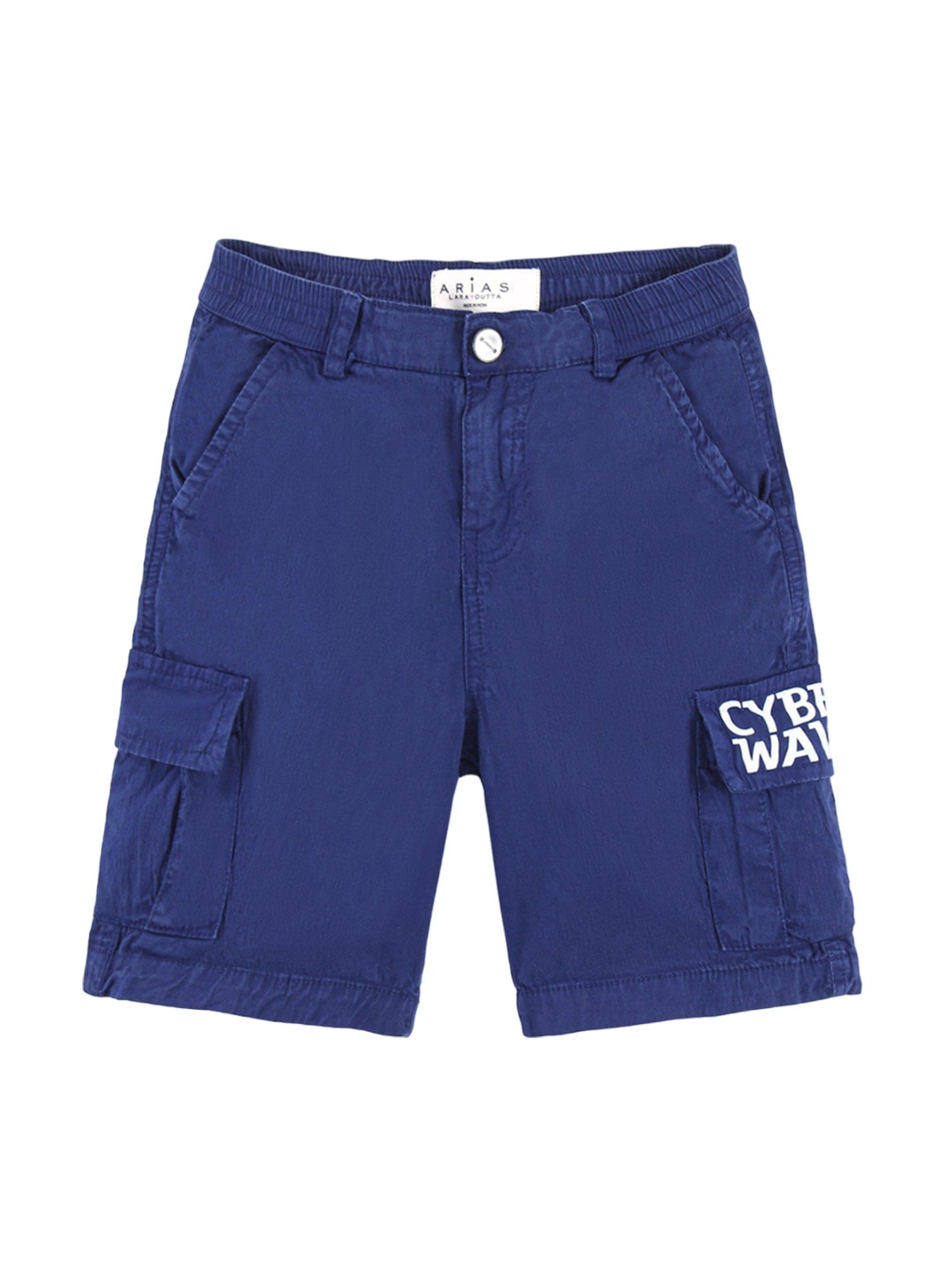 

ARIAS By LARA DUTTA Boys Above Knee Mid Rise Regular Shorts, Navy blue