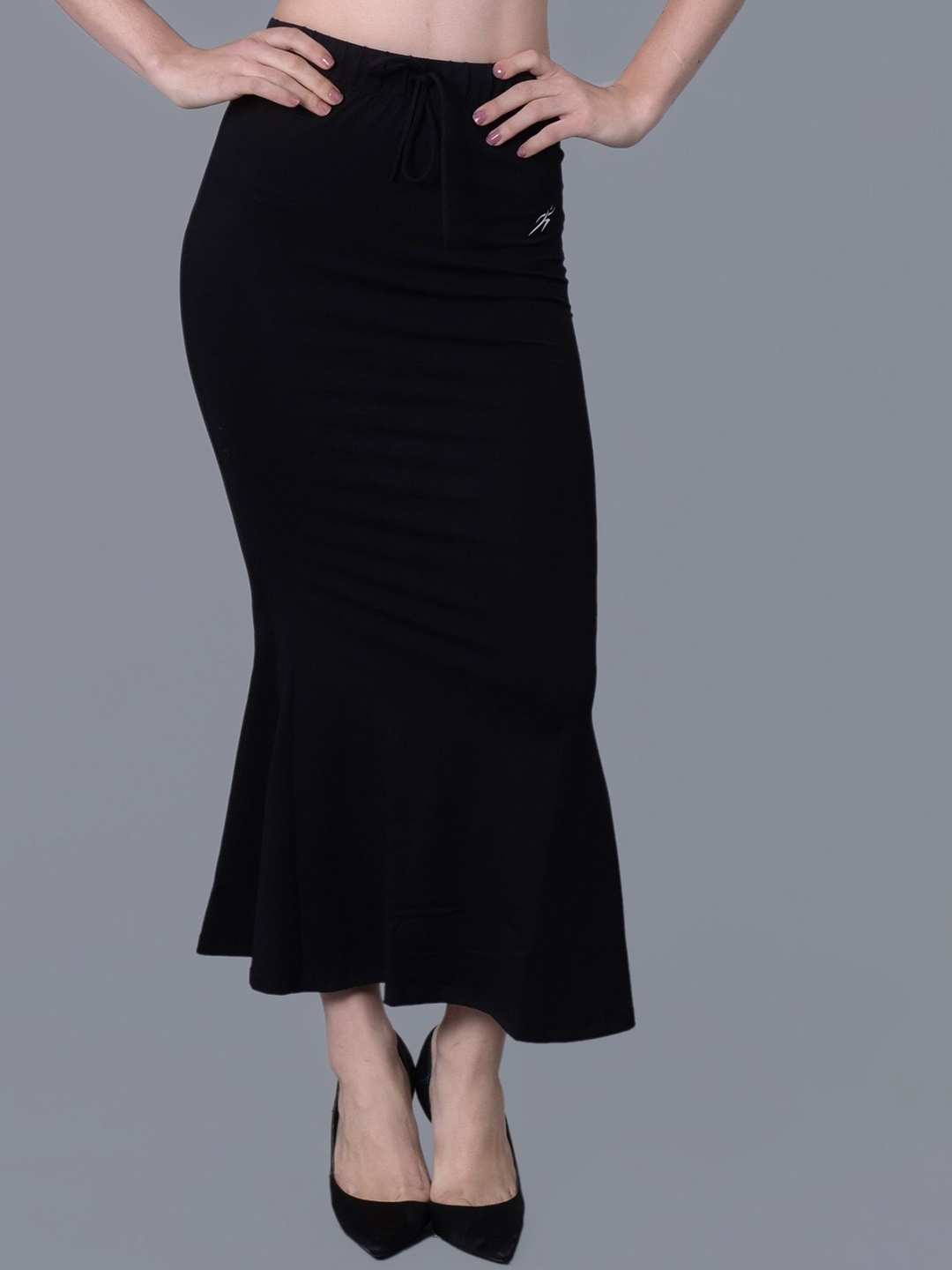 

Keepfit Women Cotton Stretchable Saree Shapewear, Black