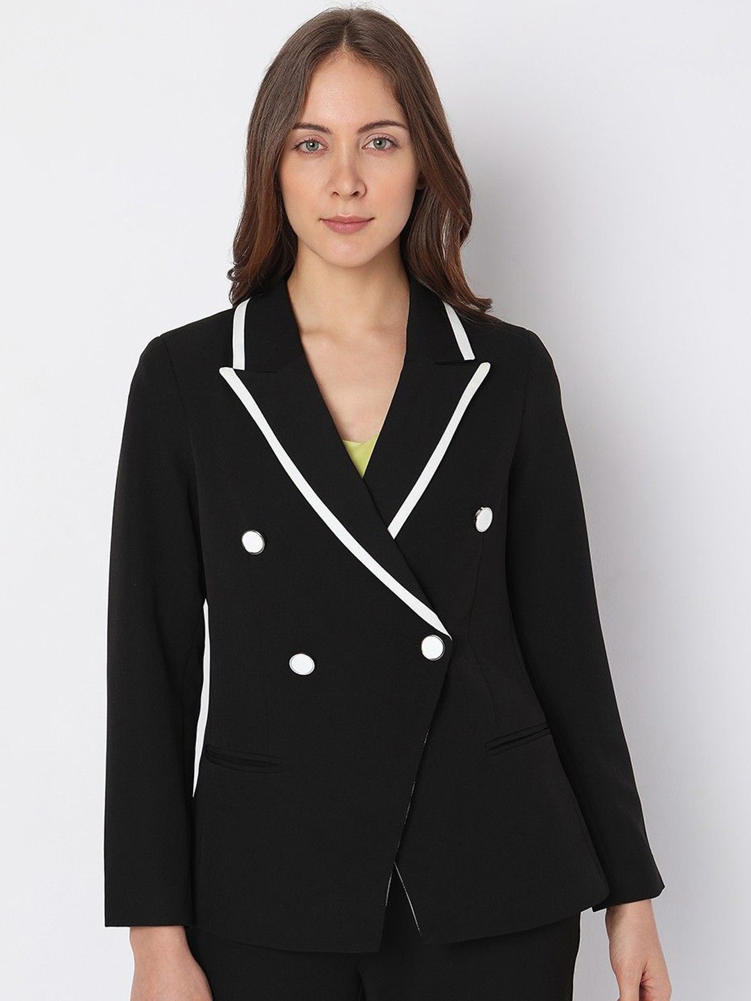 

Shaftesbury London Slim-Fit Single Breasted Formal Blazer, Black