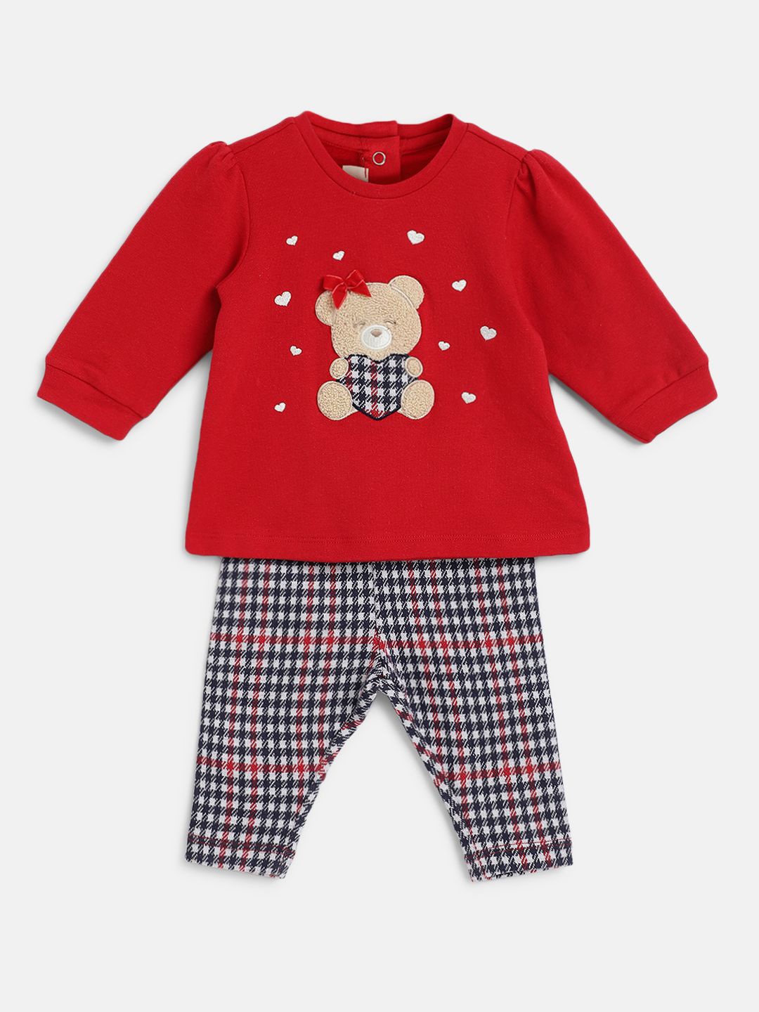 

Chicco Girls Embellished Sweatshirt With Legging, Red