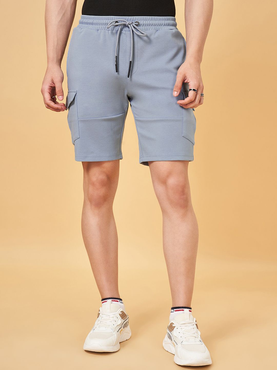 

Street 808 by Pantaloons Men Sports Shorts, Steel