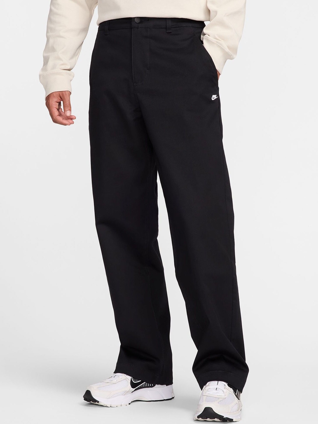 

Nike Life Men's High-Rise Trousers, Black
