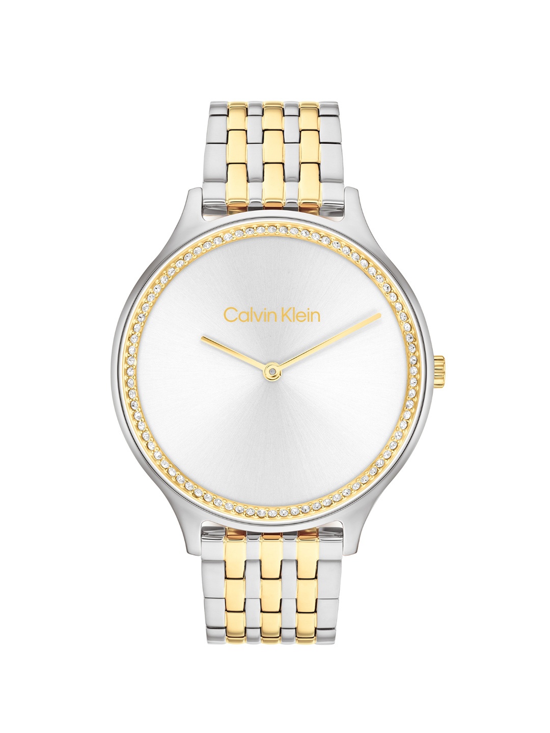 

Calvin Klein Women Bracelet Style Straps Analogue Watch 25100002, Silver